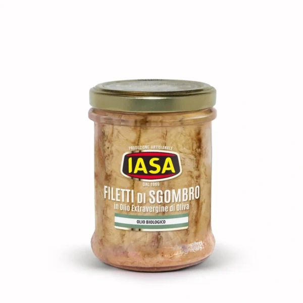 Filetti di Sgombro in Olio Extravergine d'Oliva BIO - Iasa 200 g