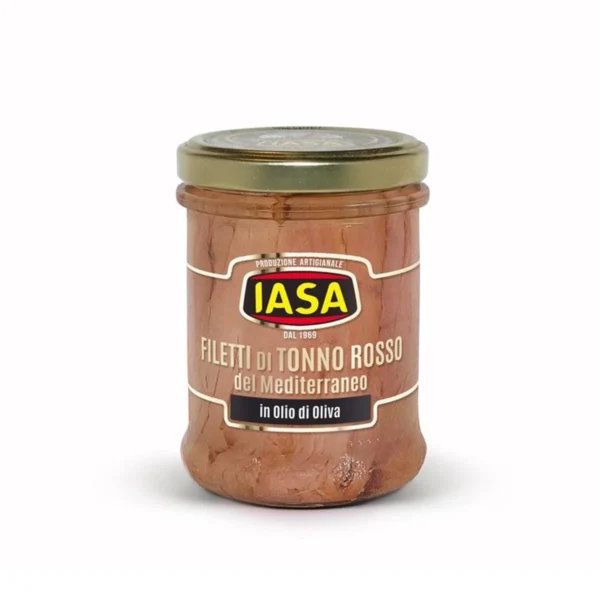Filetti di Tonno Rosso del Mediterraneo in Olio d'Oliva - Iasa 200 g