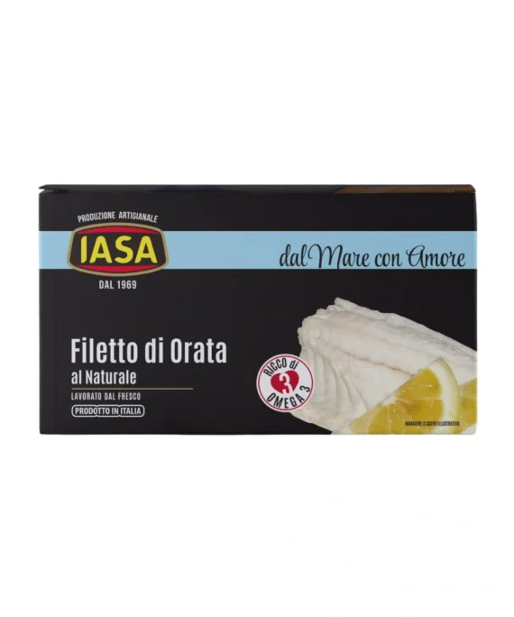 Filetto di Orata del Mediterraneo al Naturale - Iasa 145 g