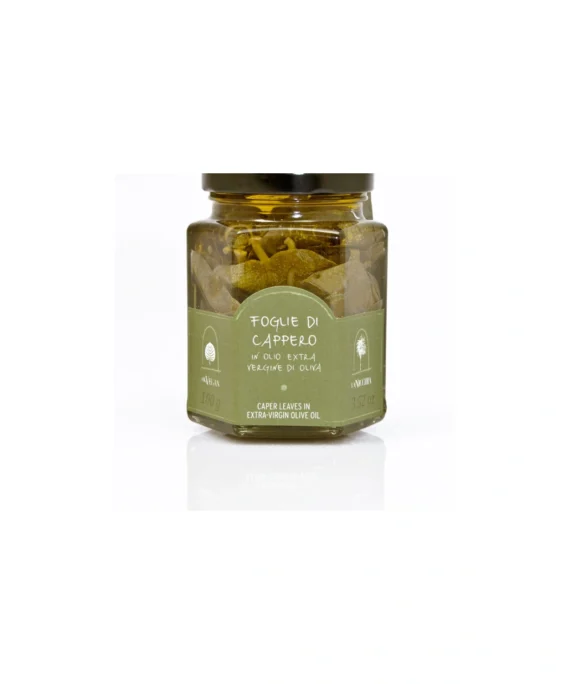 Foglie di Cappero in Olio Extravergine di Oliva - La Nicchia 100 g