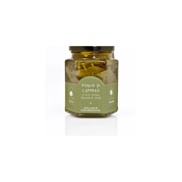 Foglie di Cappero in Olio Extravergine di Oliva - La Nicchia 100 g