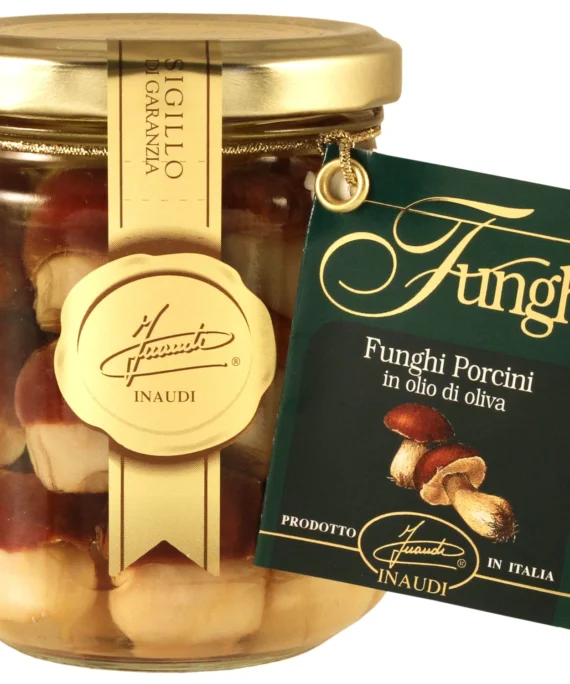 Funghi Porcini Interi Testa Rossa Mignon - Inaudi 190 g