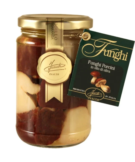 Funghi Porcini Tagliati Testa Rossa - Inaudi 280 g