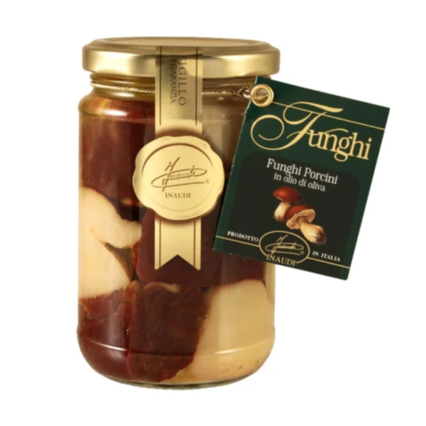 Funghi Porcini Tagliati Testa Rossa - Inaudi 280 g