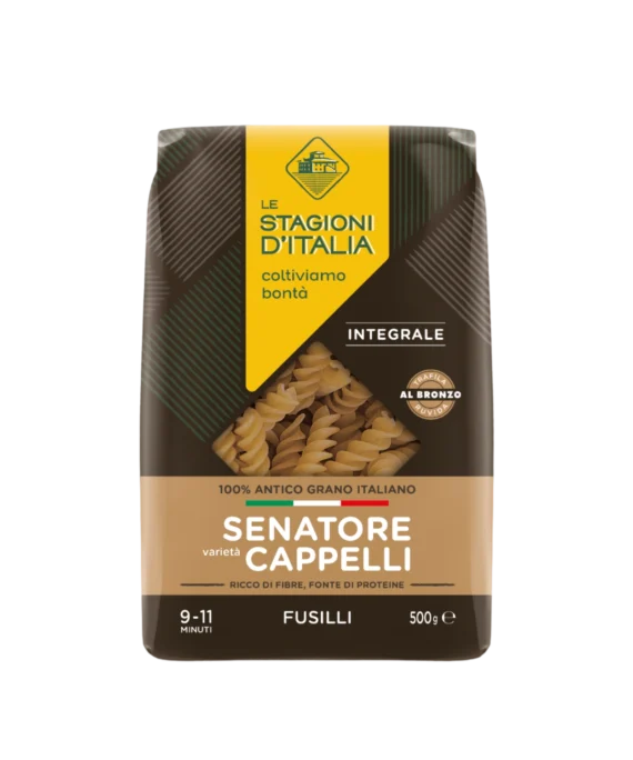 Fusilli Integrali Varietà Cappelli - Le Stagioni d'Italia 500 g