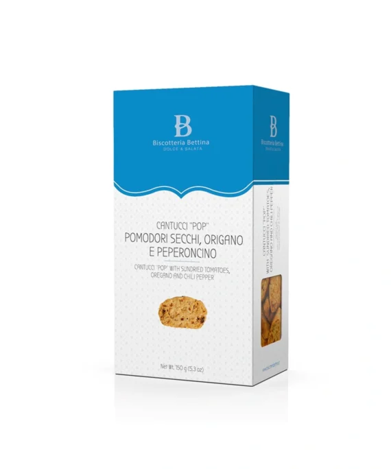 Cantucci P.O.P. Pomodori Secchi, Origano e Peperoncino - Bettina 150 g