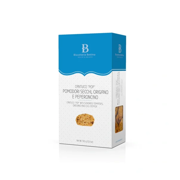 Cantucci P.O.P. Pomodori Secchi, Origano e Peperoncino - Bettina 150 g