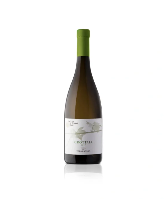 Vino Bianco Grottaia IGT Toscana Vermentino - Caccia al Piano 750 ml