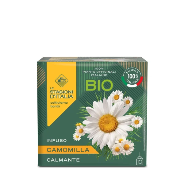 Infuso di Camomilla BIO Filiera Italiana - Le Stagioni d'Italia 10 filtri
