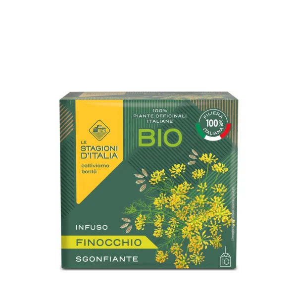 Infuso di Finocchio Dolce BIO Filiera Italiana - Le Stagioni d'Italia 10 filtri