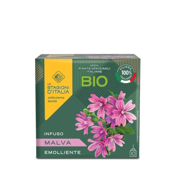 Infuso di Malva BIO Filiera Italiana - Le Stagioni d'Italia 10 filtri