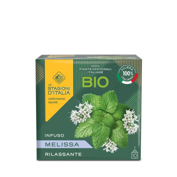 Infuso Di Melissa BIO Filiera Italiana - Le Stagioni d'Italia 10 filtri