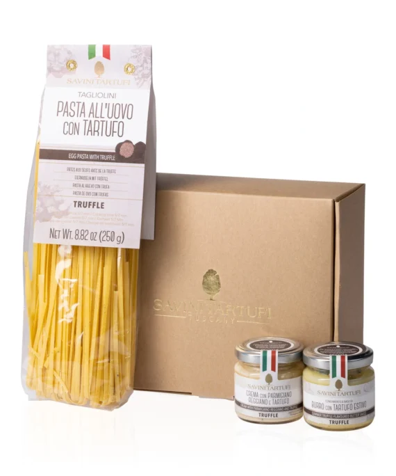 Kit Tagliolino al Tartufo con Burro di Tartufo Bianco e Crema di Parmigiano con Tartufo - Savini Tartufi