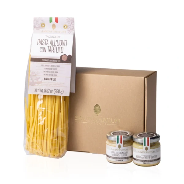 Kit Tagliolino al Tartufo con Burro di Tartufo Bianco e Crema di Parmigiano con Tartufo - Savini Tartufi