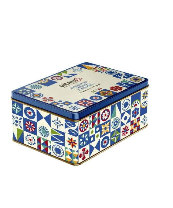 Biscottini alla Manna e Arancia in latta - Tumminello 270 g