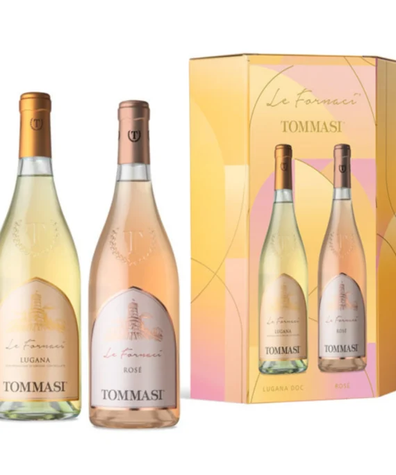Le Fornaci Duet: Vino Bianco Lugana DOC e Vino Rosé in cofanetto