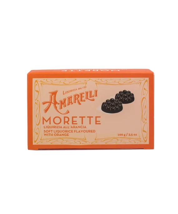 Liquirizia Gommosa Morette all'Arancia - Amarelli 100 g