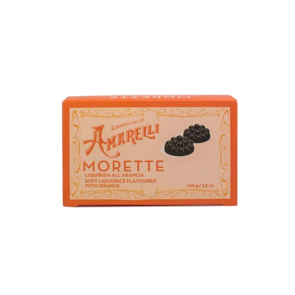 Liquirizia Gommosa Morette all'Arancia - Amarelli 100 g