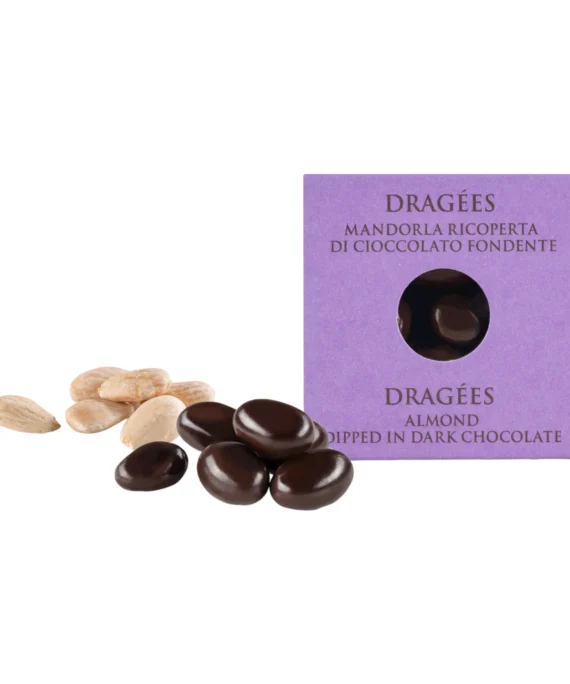 Mandorla rivestita di Cioccolato Fondente 66% - T'a Milano 120 g