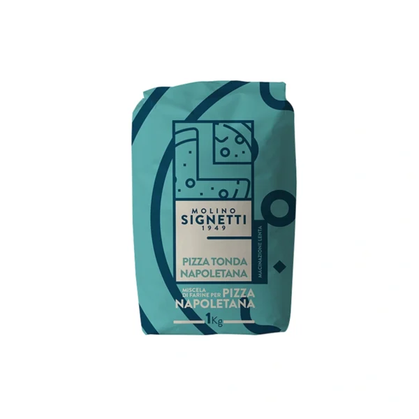 Miscela di Farine per Pizza Tonda Napoletana - Molino Signetti 1 Kg