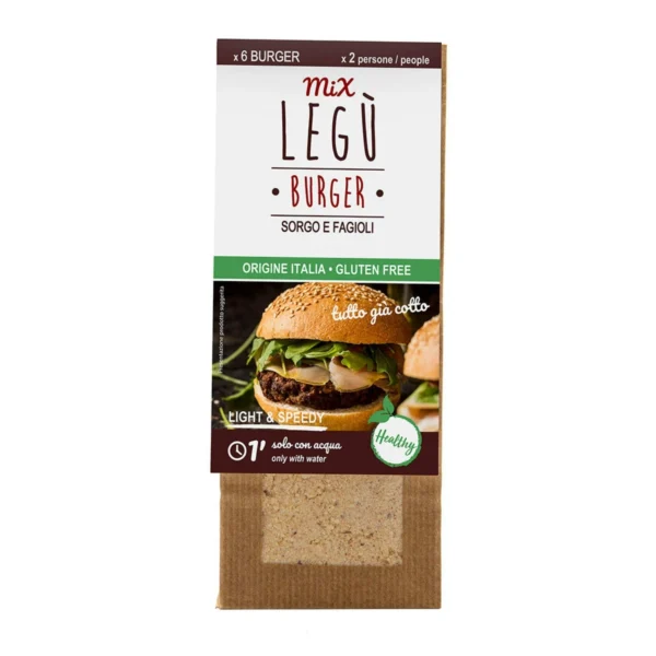 Mix Burger Sorgo e Fagioli - Legù 100 g