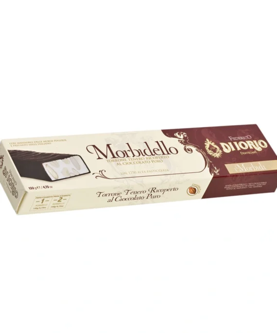 Torrone Tenero ricoperto di Cioccolato Morbidello - Di Iorio 130 g
