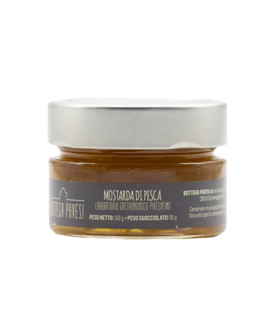 Mostarda Piccante di Pesche - Bottega Pavesi 150 g
