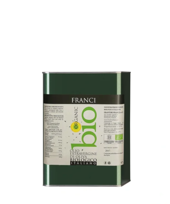 Olio Extravergine di Oliva BIO - Frantoio Franci 3 l