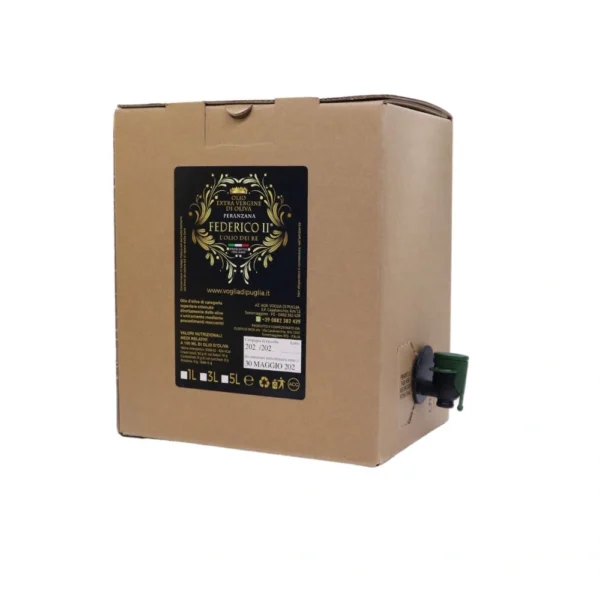 Olio Extravergine Peranzana Bag in Box - Voglia di Puglia 5 l