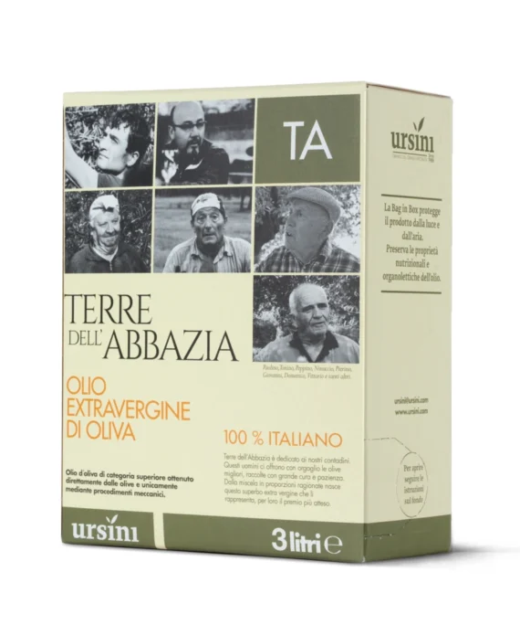 Olio Extravergine di Oliva Terre dell'Abbazia Bag in Box - Ursini 3 l