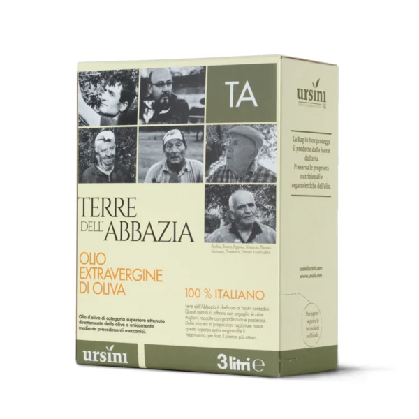 Olio Extravergine di Oliva Terre dell'Abbazia Bag in Box - Ursini 3 l