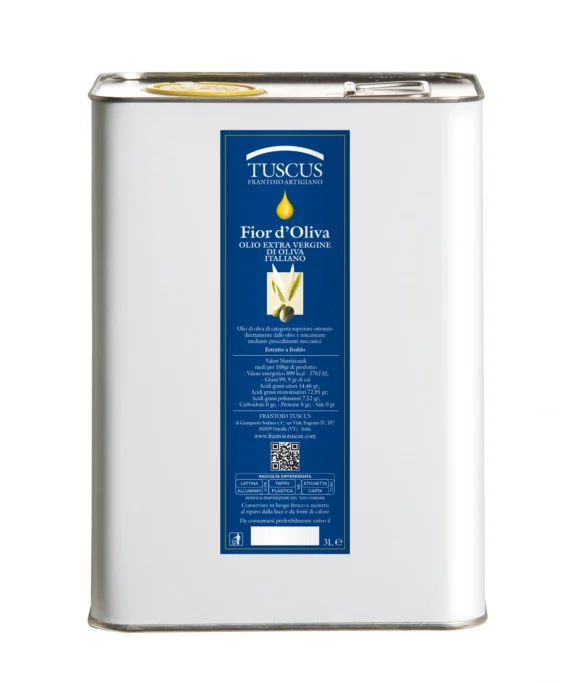 Olio Extravergine d'Oliva Fior d'Oliva - Frantoio Tuscus 3 l