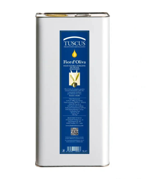 Olio Extravergine d'Oliva Fior d'Oliva - Frantoio Tuscus 5 l
