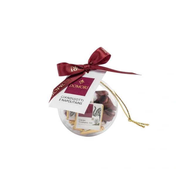 Pallina di Natale con Cioccolatini Assortiti - Domori 100 g
