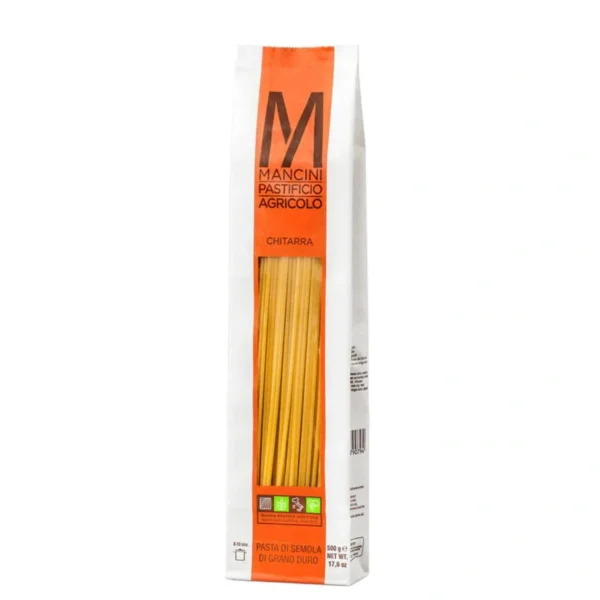 Spaghetti alla Chitarra di Grano Duro - Mancini Pastificio Agricolo 500 g
