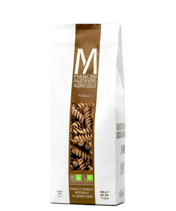Fusilli Integrali di Grano Duro - Mancini Pastificio Agricolo 500 g