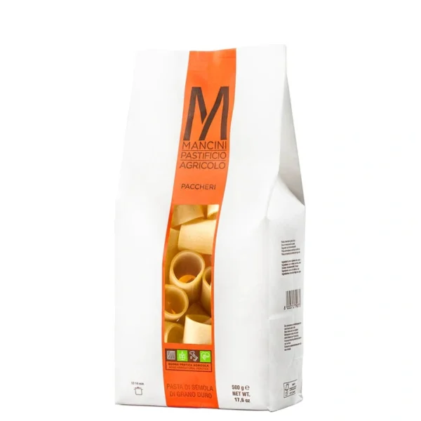 Paccheri di Grano Duro - Mancini Pastificio Agricolo 500 g