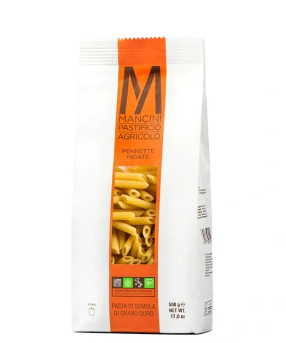 Pennette Rigate di Grano Duro - Mancini Pastificio Agricolo 500 g