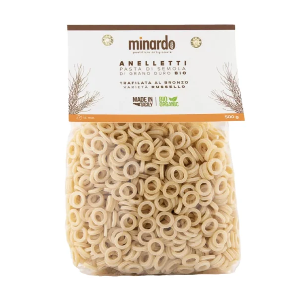 Pasta Anelletti di Semola di Grano Duro - Pastificio Minardo 500 g