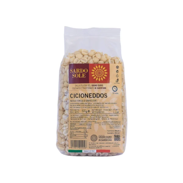 Pasta di Semola di Grano Duro Cicioneddos - Sardo Sole 500 g