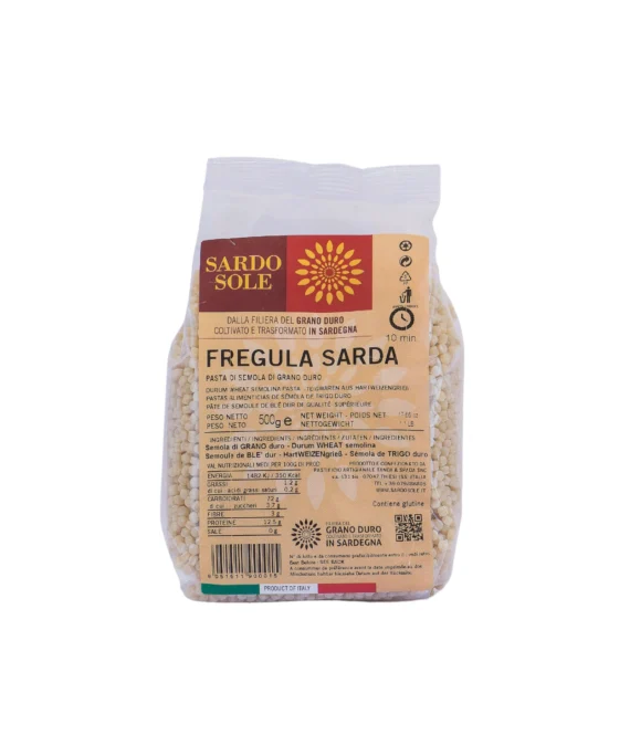 Pasta di Semola di Grano Duro Fregula Sarda - Sardo Sole 500 g