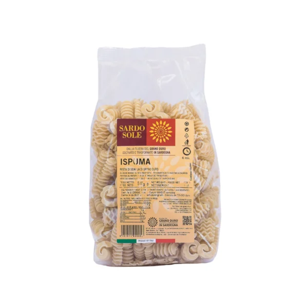 Pasta di Semola di Grano Duro Ispuma - Sardo Sole 500 g