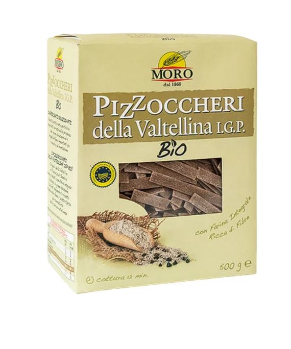Pizzoccheri Integrali Della Valtellina IGP BIO - Moro Pasta 500 g