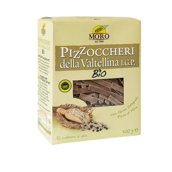 Pizzoccheri Integrali Della Valtellina IGP BIO - Moro Pasta 500 g