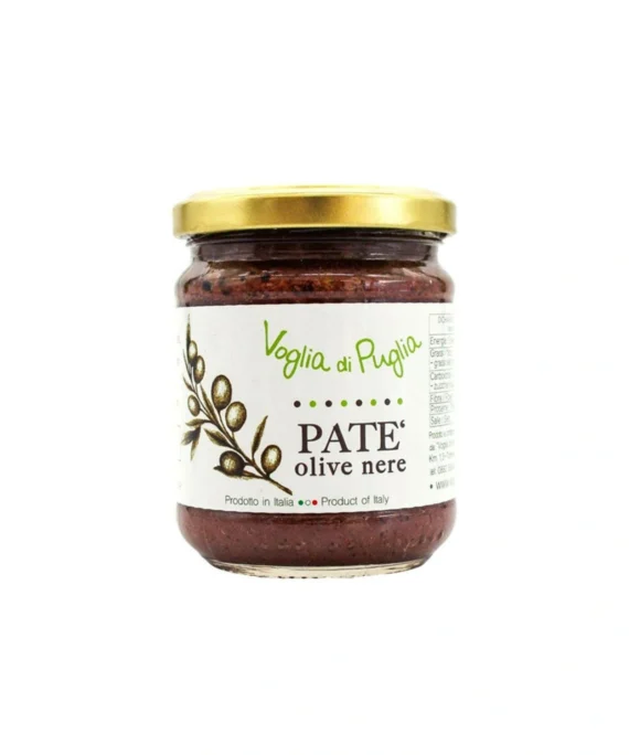 Paté di Olive Nere Peranzana - Voglia di Puglia 190 g