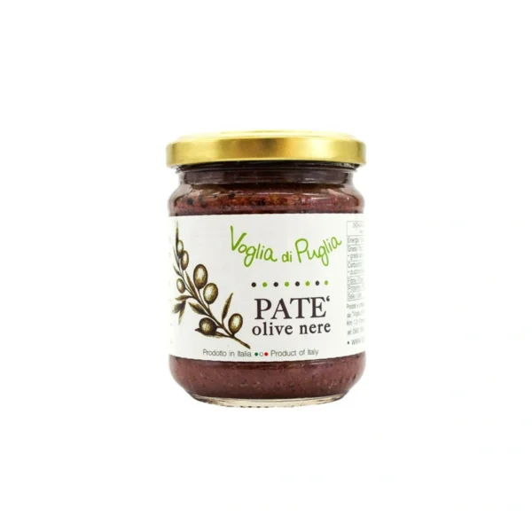 Paté di Olive Nere Peranzana - Voglia di Puglia 190 g