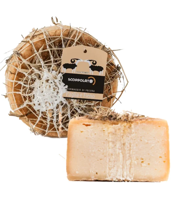Pecorino Affinato in Paglia e Fieno - Scoppolato 325 g