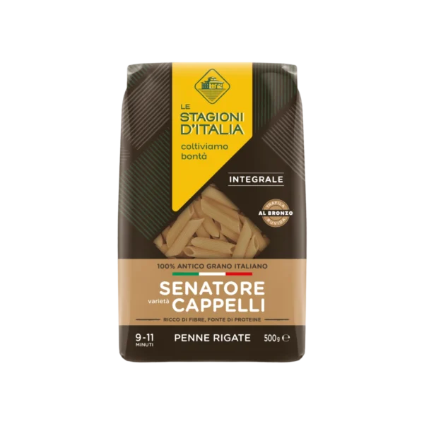 Penne Rigate Integrali Varietà Cappelli - Le Stagioni d'Italia 500 g