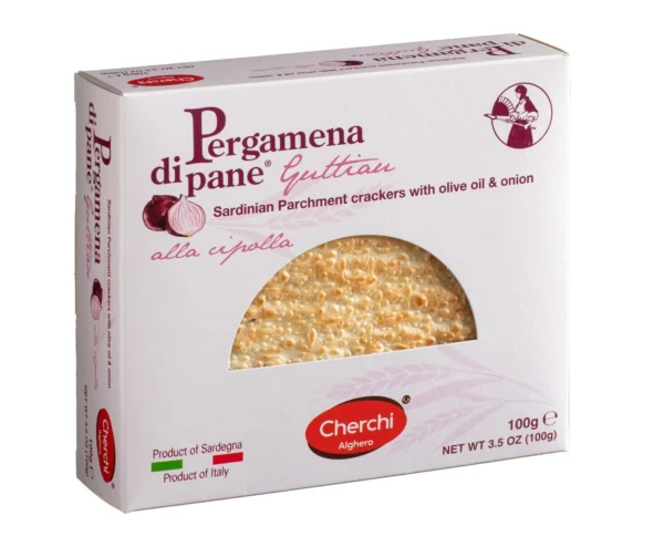 Pergamena di Pane Guttiau alla Cipolla - Cherchi 100 g