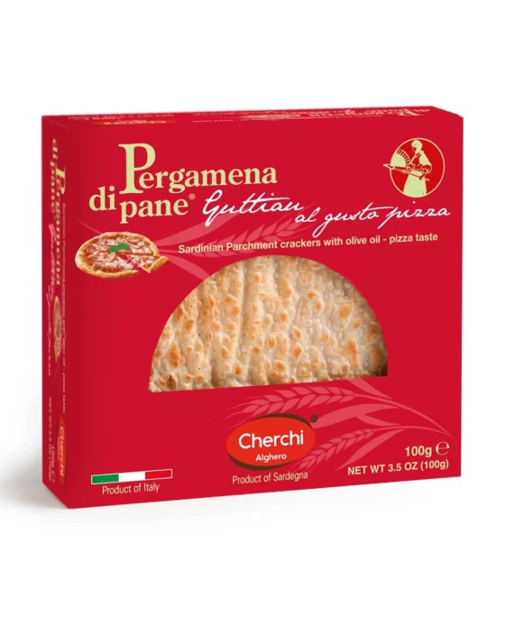 Pergamena di Pane Guttiau alla Pizza - Cherchi 100 g